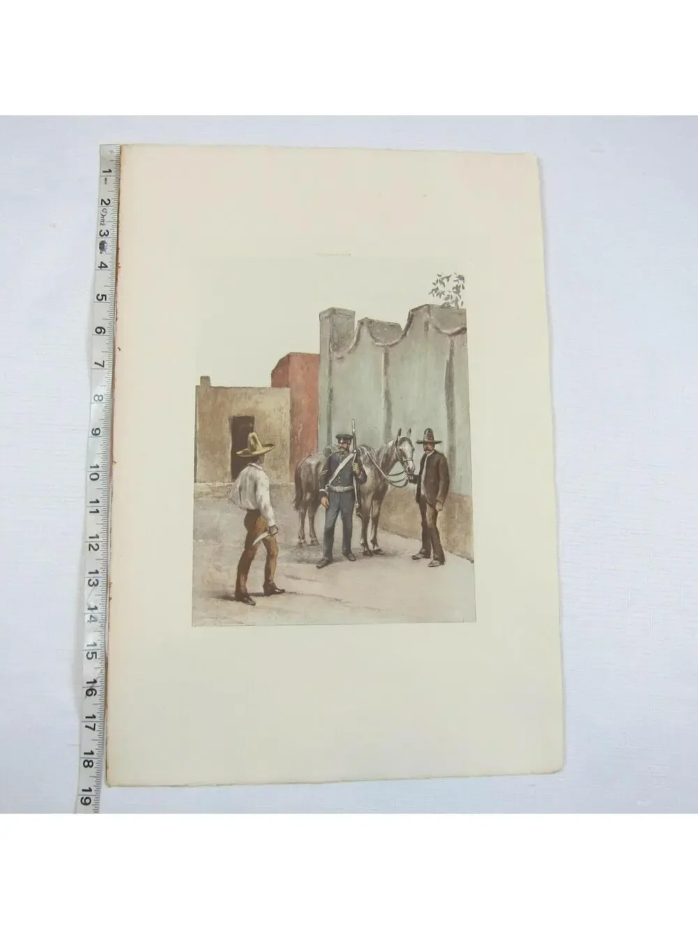 Antique 1892 Print 